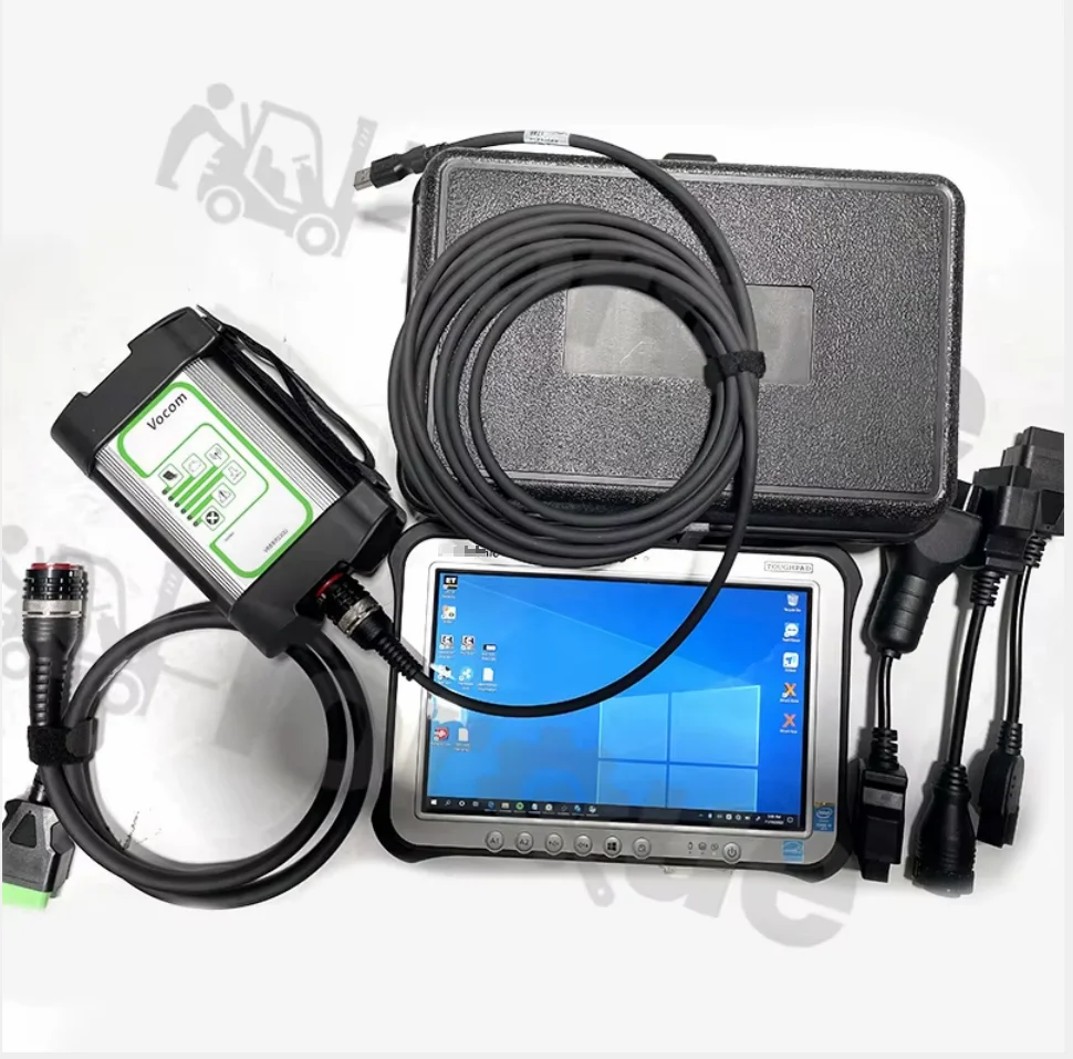 For Vocom 88890300 PTT excavator heavy duty Truck Diagnostic programming Tool for mack for Renault for UD +FZ G1 Tablet toughpad