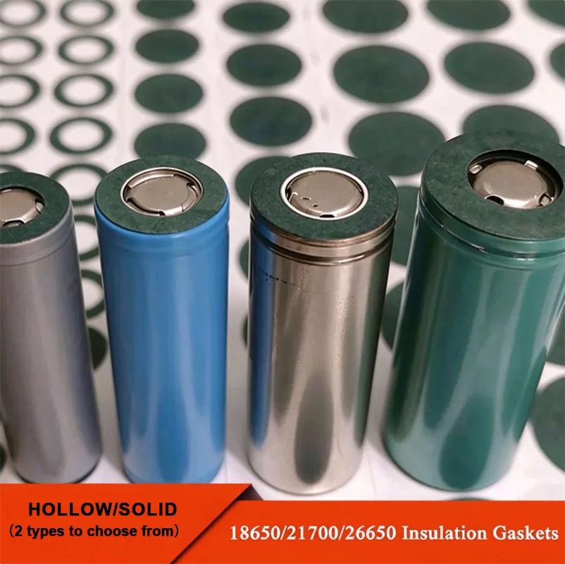 25-500pcs 18650 21700 26650 Li-ion Battery Insulated Pads Cell Barley Adhesive Paper Glue Fish Electrode Insulation Gasket Pack