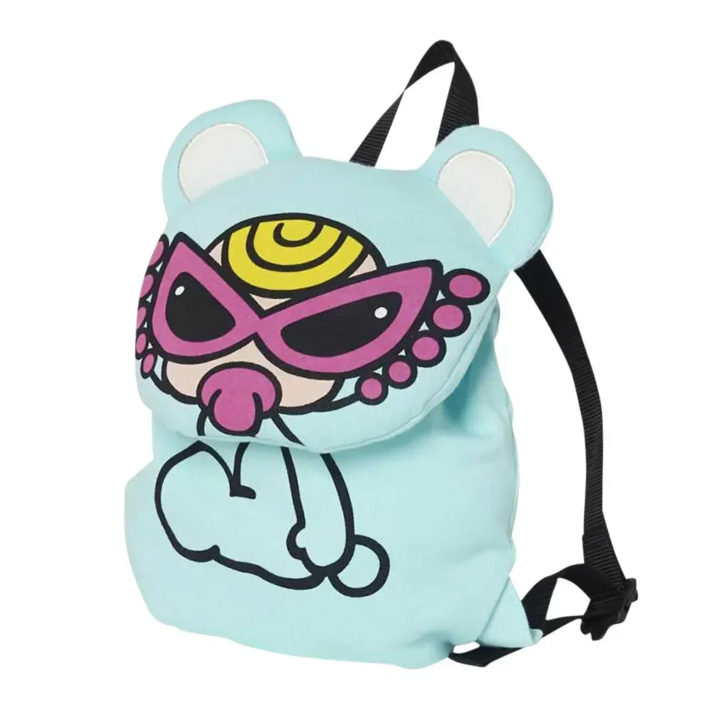 Niedlicher Rucksack Kinder taschen Kindergarten Frühlings ausflug Flut brandneue schwarze Super Teddy Rucksack konkave Form kleine Tasche