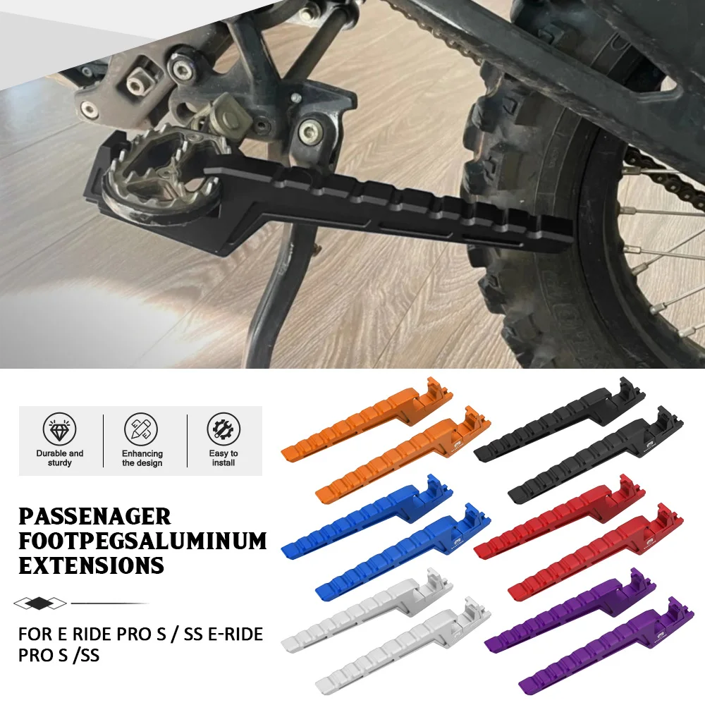 

For E RIDE PRO S / SS E-RIDE PRO S / SS Motorcycle Foot Peg Passenger Extensions Footpegs For 79 BIKE Falcon M VTB VENTUS ONE