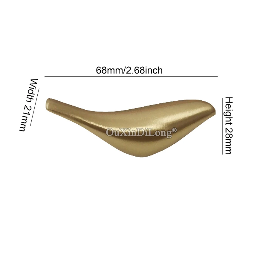 8PCS Solid Brass Small Bird Design Furniture Pulls Handles Drawer Knobs Cupboard Wardrobe Closet Dresser Cabinet Door Pulls Knob