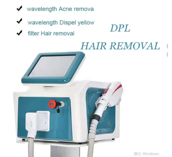 

Multifunctional DPL Laser Hair Removal Machine Red Blood Vessels Removal Acne Treatment Epilator For Women