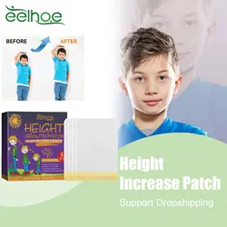 EELHOE parche para aumentar la altura, mejora la salud, acondicionamiento del crecimiento óseo, masaje de pata de acupuntura, cuidado corporal para niños, parche Herbal