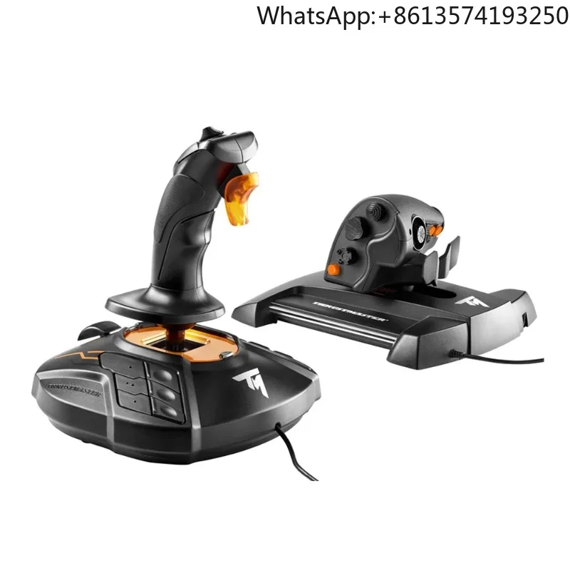 【Best-selling】Thrustmaster T16000M FCS Joystick USB, PC (Windows 10, 8, 7, Vista) Compatible T16000M FCS Dual Hand Joystick