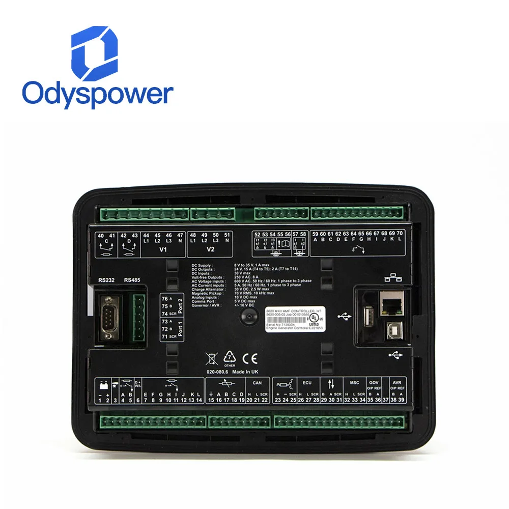 

DSE8620 MKII Original Deep Sea Synchronising Auto Mains (Utility) Failure Load Share Control Module Made in UK DSE8620MKII
