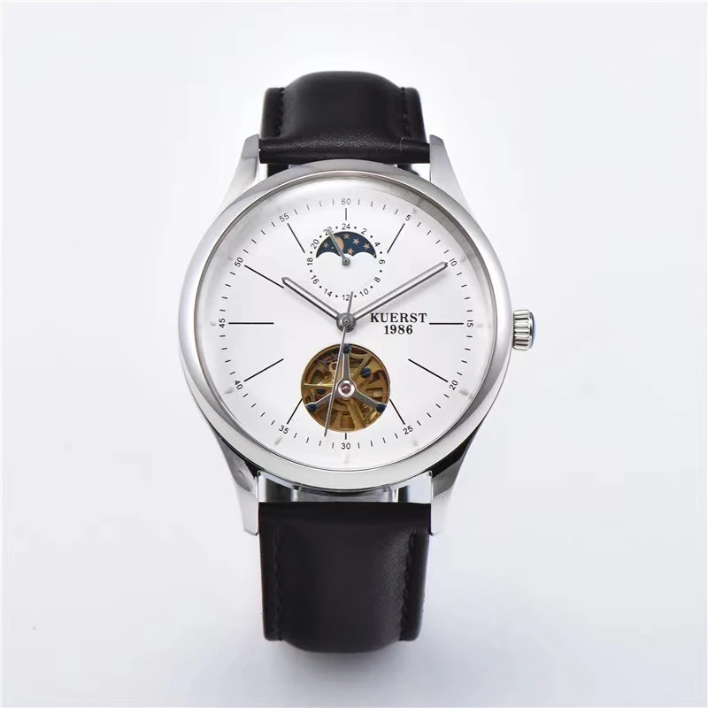 KUERST Large Dial automatic Mirror PolarizedCalendar Six colors  Fashion Trend Watch