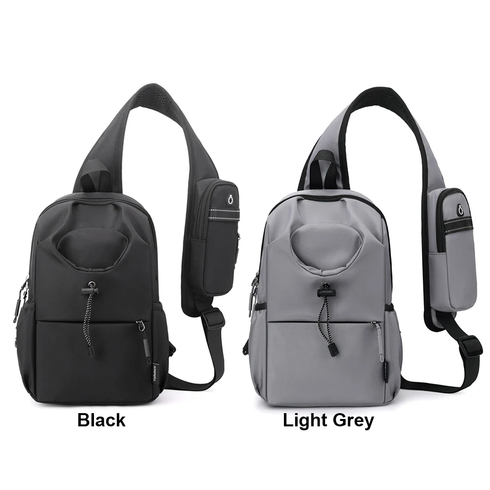 Nylon-Brusttasche, stilvolle Umhängetasche, multifunktionale kleine Umhängetasche, mehrere Taschen, Hobo-Schultertasche für Outdoor-Reisen, Wandern