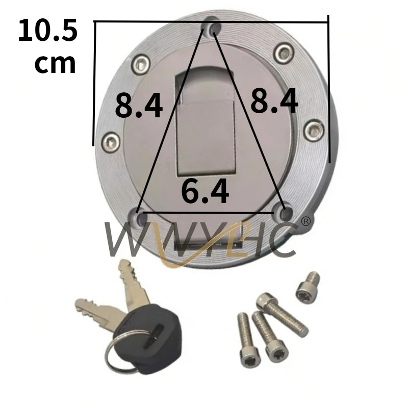 Suitable for Dayang Feiken Loncin Little Ninja Horizon Motorcycle Sports Car Road Race Fuel Tank Cover Round 7 Hole