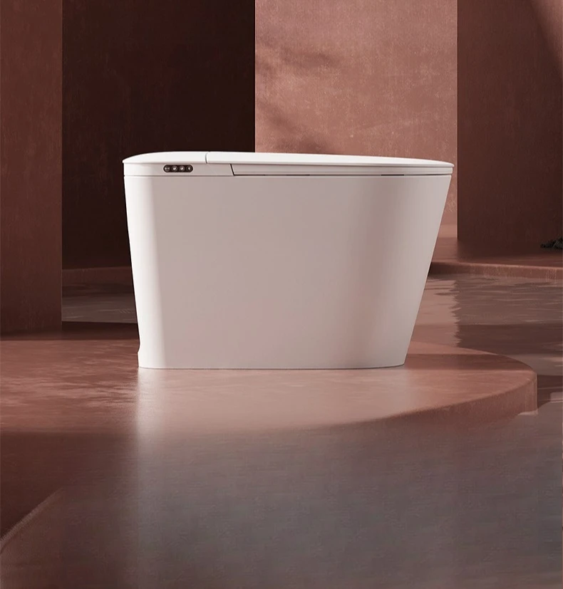 No water pressure limit, fully automatic built-in aromatherapy foam shield integrated light smart toilet