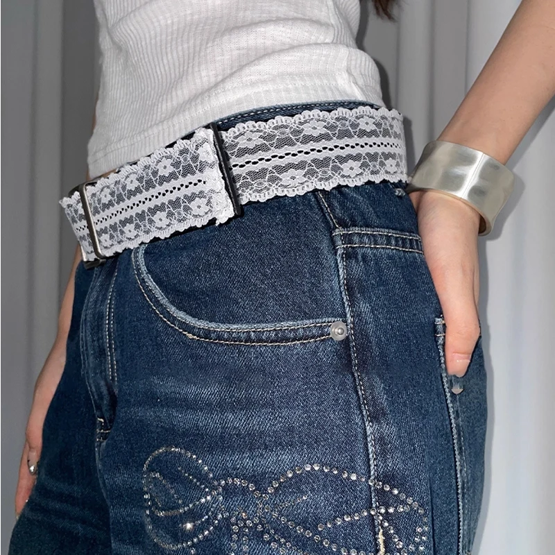 حزام فراشة أنيق بتصميم فريد للنساء مناسب للتنانير والجينز Y2K حزام خصر أنيق ذو مظهر راقي #2