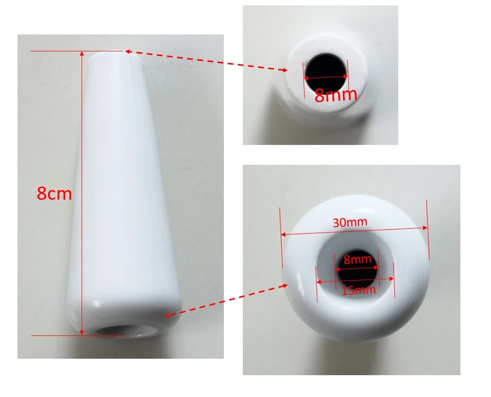 IMPEU Shower System Ceramic Replacment Handle Part,  8cm x 8mm