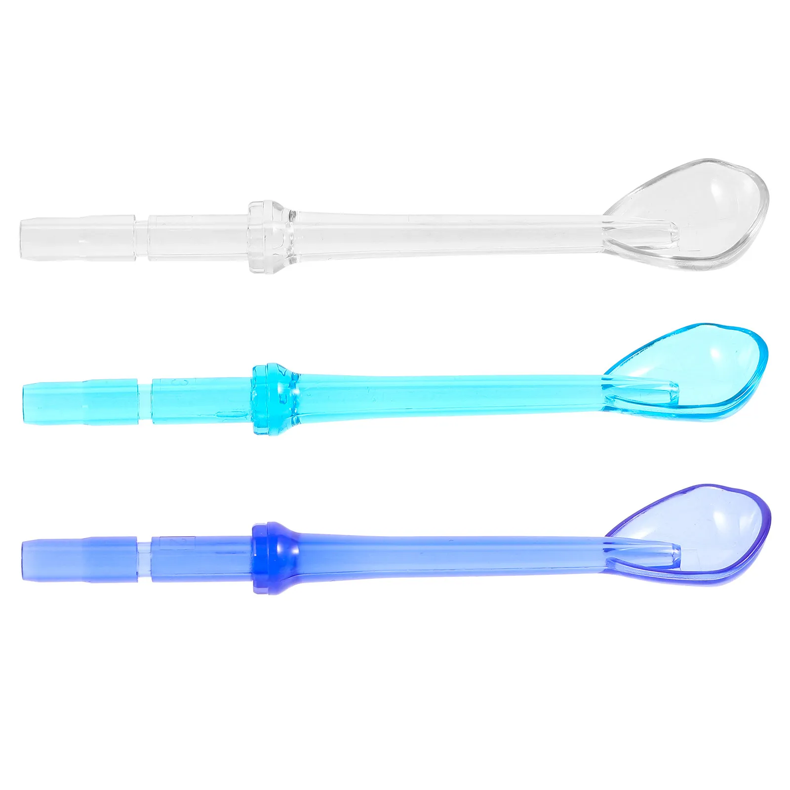 3Pcs Tongue Scraper Attachment Tongue Cleaner Irrigator Replaceable Nozzle for Water Floss Fresh Breath
