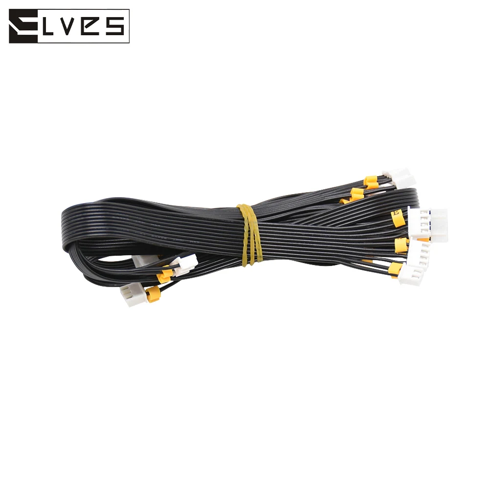 ELVES 3D Printer Accessories 3PCS Ender-3 X Y Z Axis Limit Switch Stepper Motor Cable For 3D Printer Limit Switch Cables