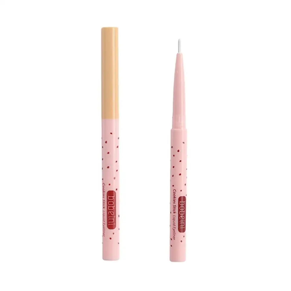 Crayon gel ultra-fin pour document, crayon à barrage 256, ver à soie couché, pas de maquillage, stylo facile à enlever, eau longue durée et lisse, Z6X2