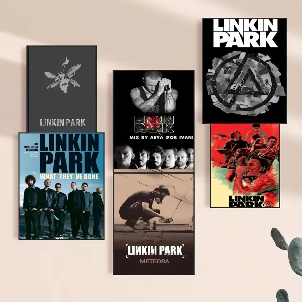 1pc Hot Pop Rock Nu-metal Linkin Park Band Poster HD Posters Home Room Bar Cafe Decor Art Wall Painting Picture