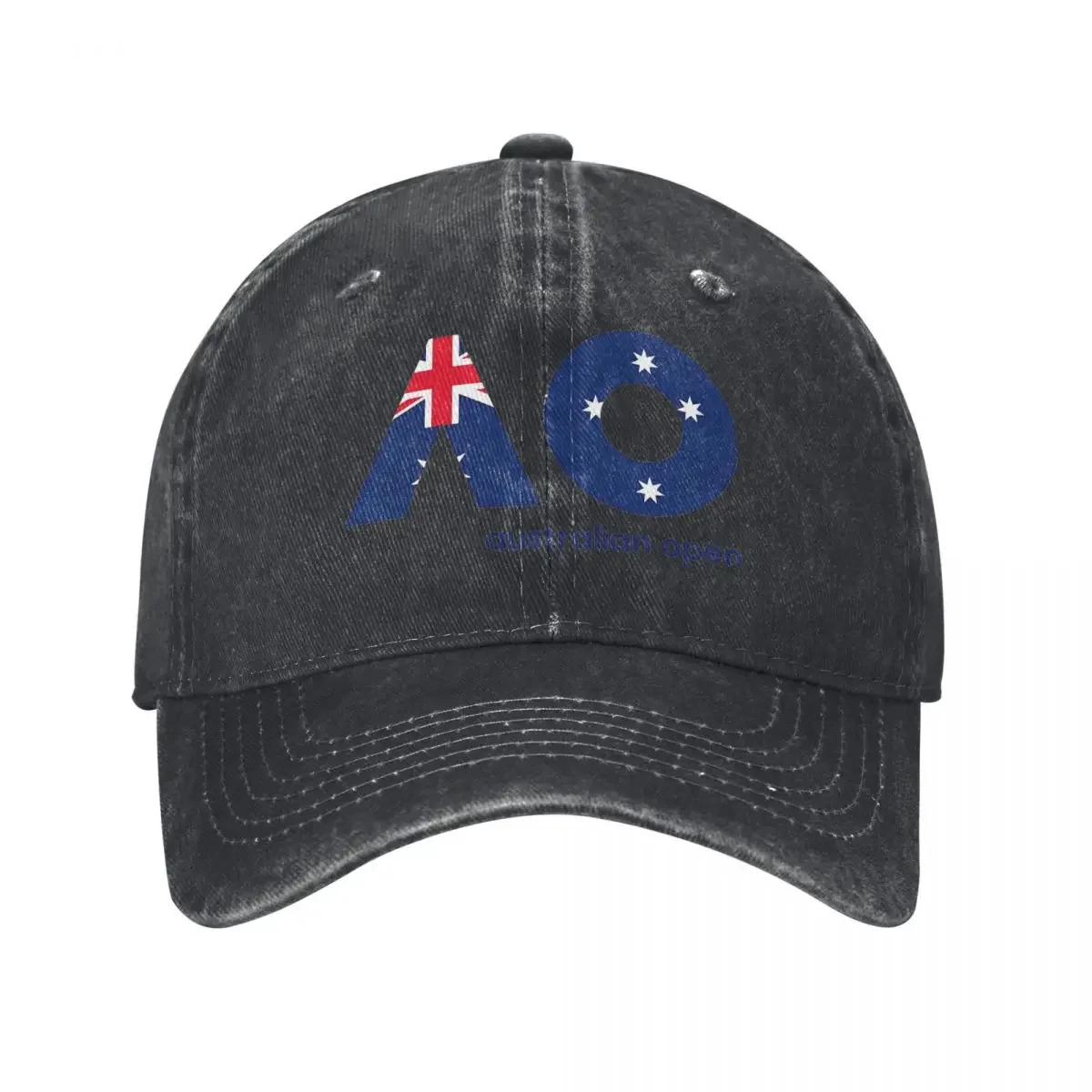 Australian Open Flag Baseball Cap Vintage Distressed Denim Headwear Men Women Outdoor All Seasons Travel Hats Cap