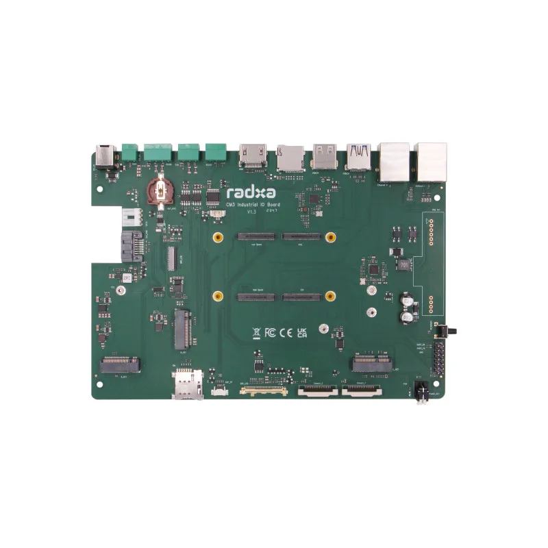 Radxa CM3 IO Board Carrier Board Expansion Base Board GPIO Interface Development Support for CM3 SoM Module