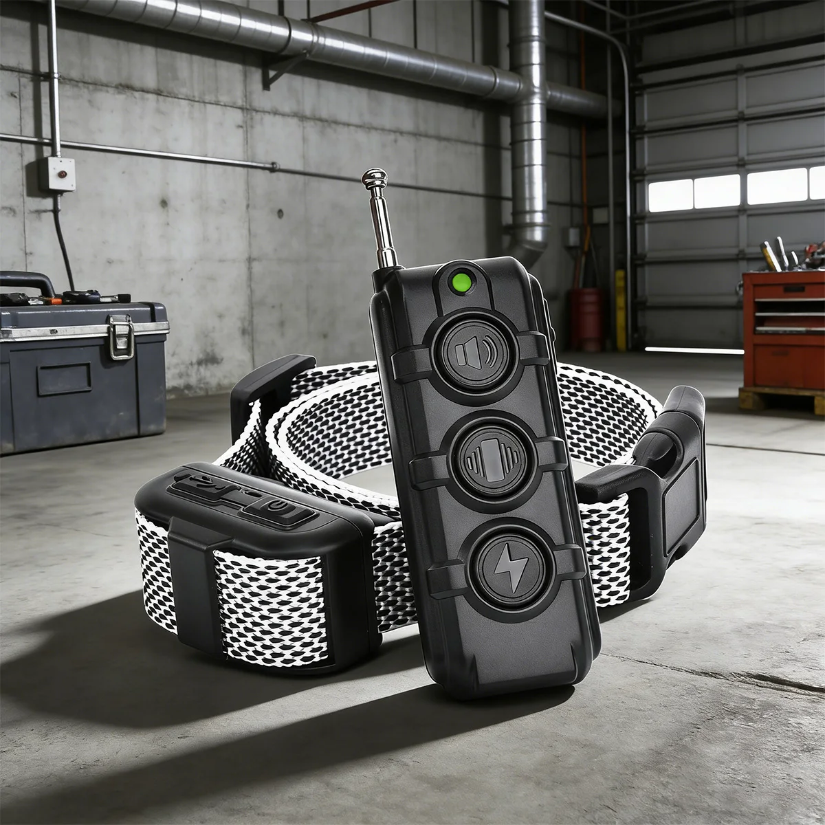 

Dog Training Collar Beep and Vibrating Dog Collar with Remote 1300ft, Rechargeable E-Collar for Small Medium Large Dogs