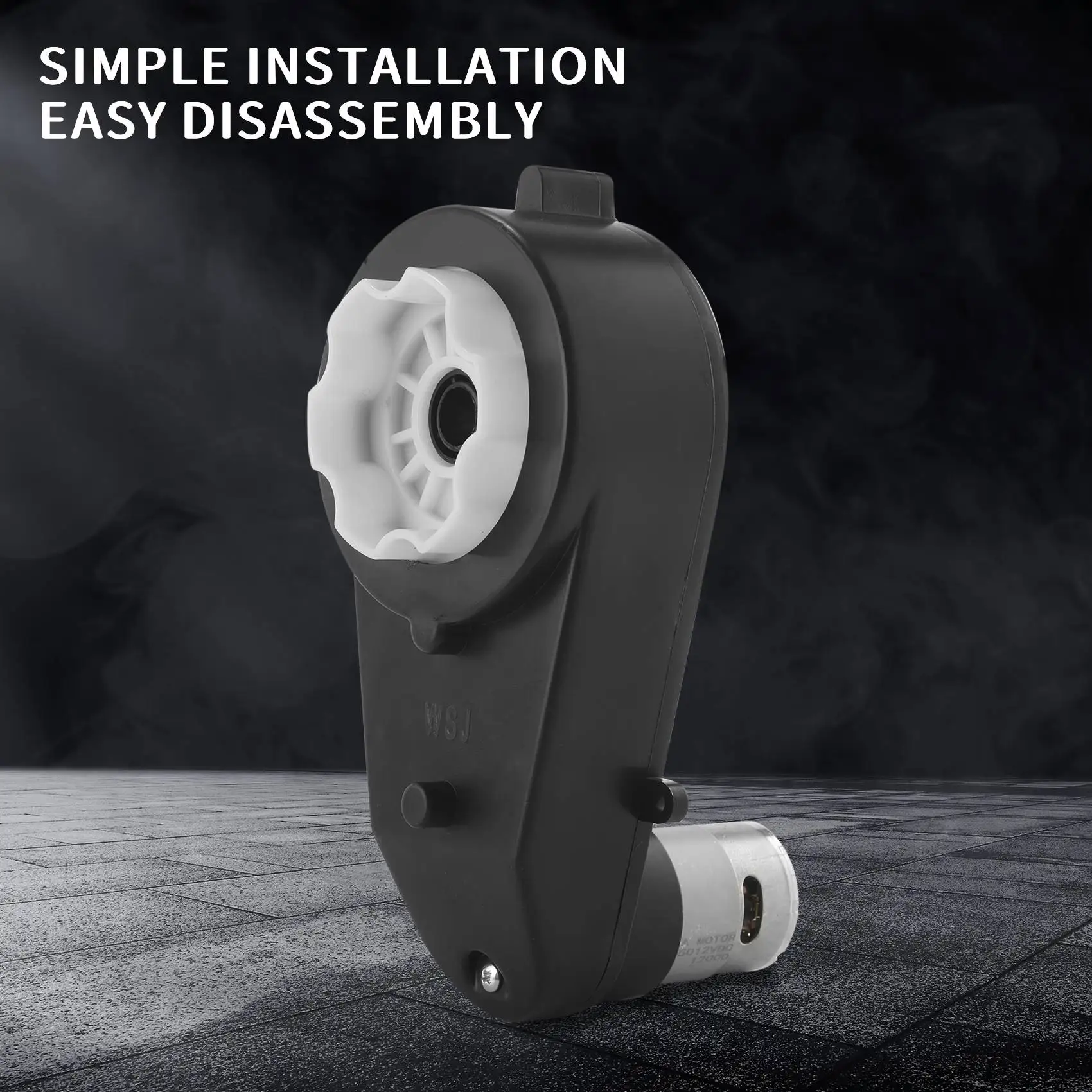 

Комплект из 2 универсальных детских электромобилей Pro 550 с редуктором и мотором, двигатель 12В постоянного тока с коробкой передач, запчасти для детских электромобилей