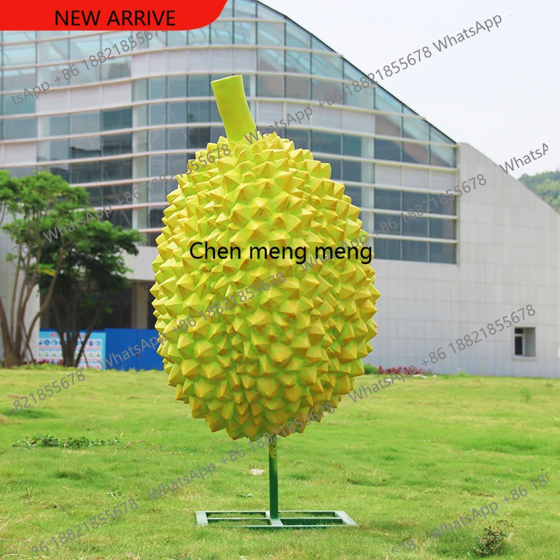 z183 Outdoor pastoral fiberglass fruit sculpture ecological orchard farm theme decoration