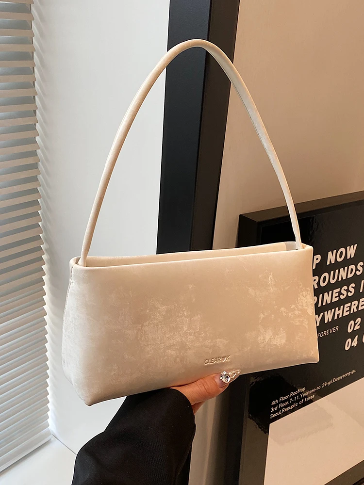 

Retro High End Women One Shoulder Bag New Exquisite Fashion PU Leather Handbags French Style Versatile Messenger Bags