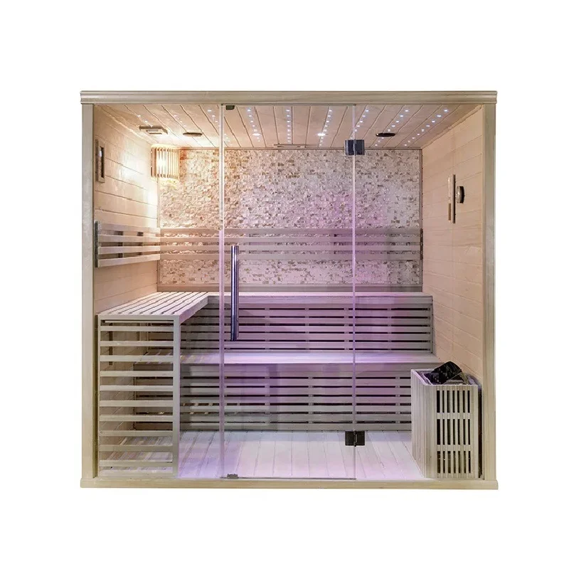 Deluxe 4-5 person indoor steam sauna