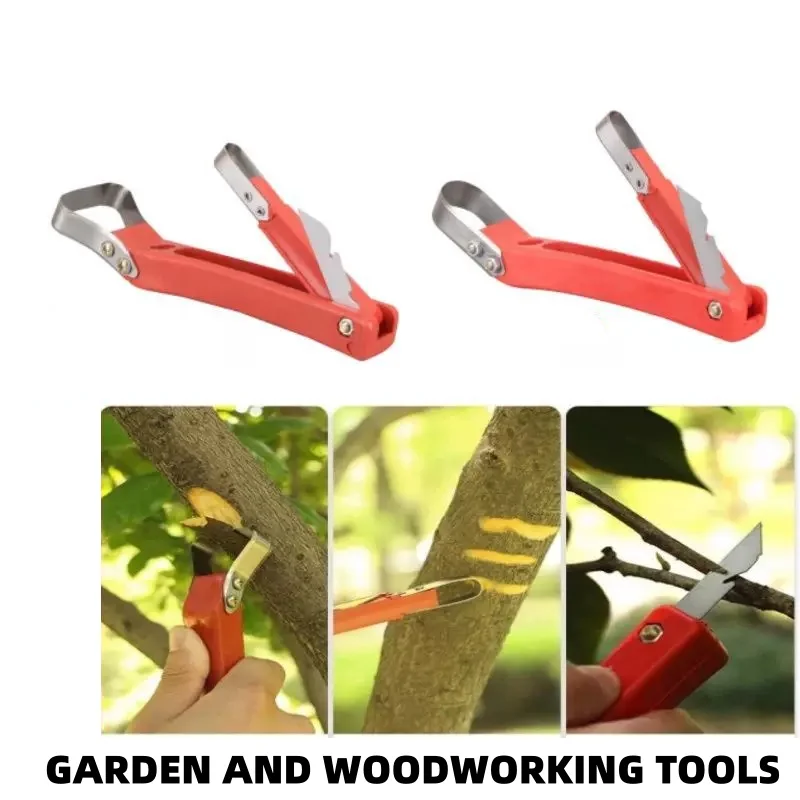 1PCS Fruit Tree Rot Scraping Bark Knife Repairer Tree Disease Scraper Multifunctional Peel Dual-use Tree Scratching Orchard Tool