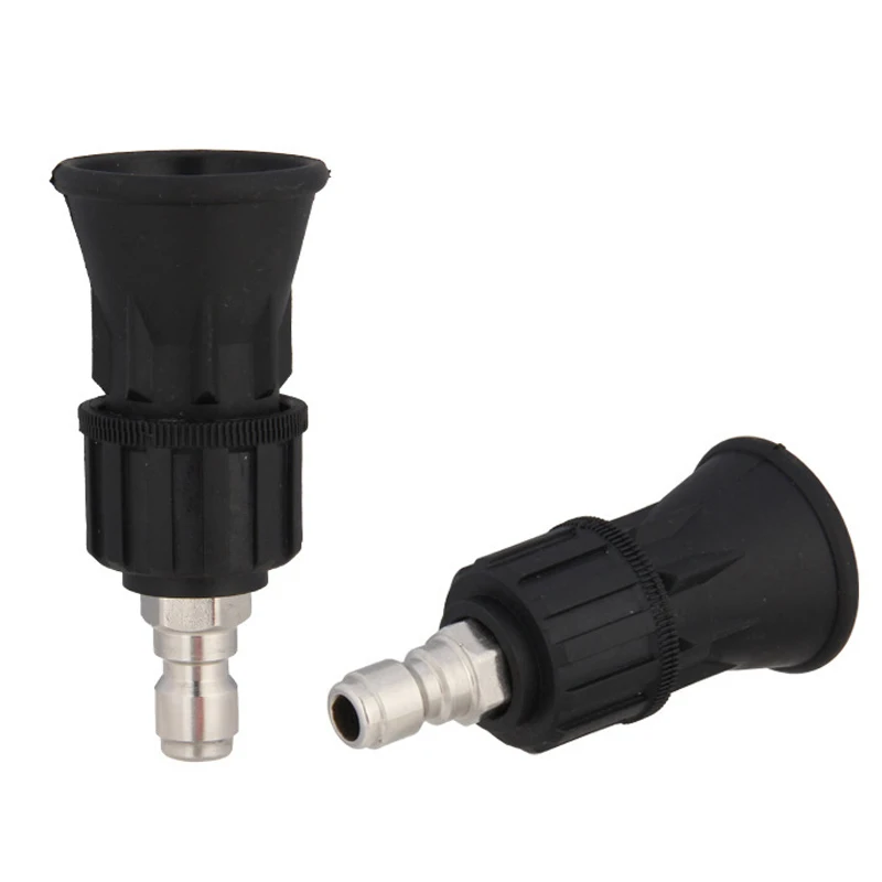 

Насадка для водяного пистолета для мойки автомобилей высокого давления, насадка для очистки с фиксированным углом, устойчивая к царапинам насадка с мягким рукавом 1/4 для быстрого подключения