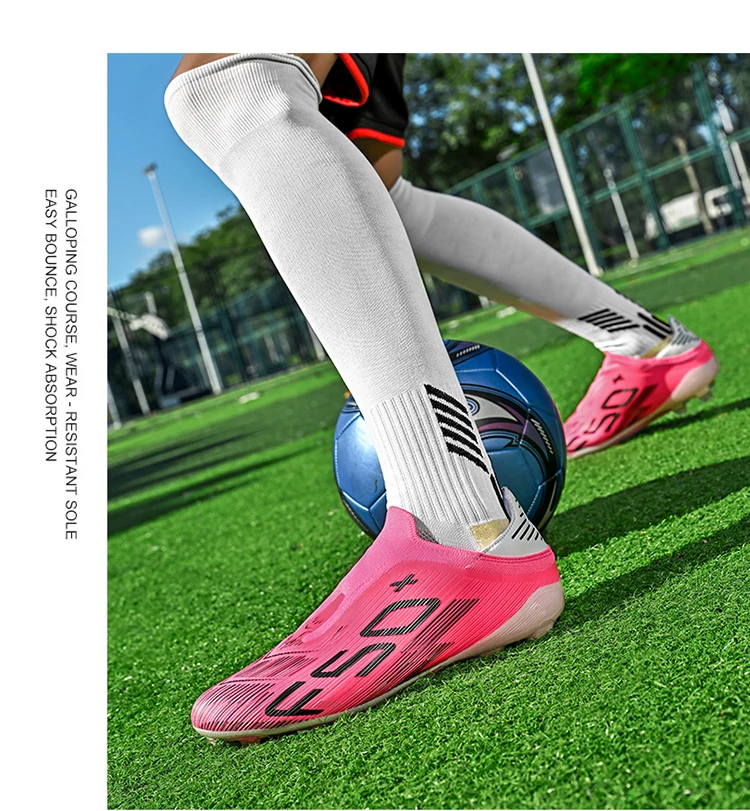 Neue Herren-Fußballschuhe Rutschfeste Sneakers Trainingsschuhe Bestseller Fußballstiefel Leichte Hochwertige Rasenplatzschuhe Mittelhohe Outdoor-Schuhe – Detail 5