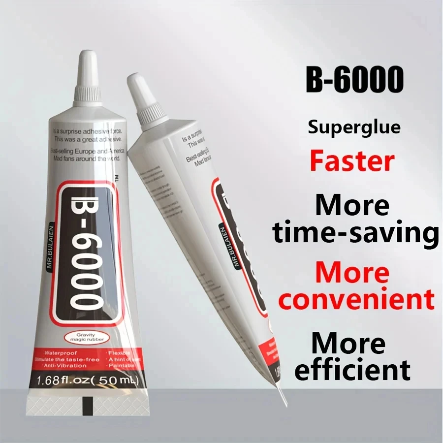 15/25/50/110ML B6000 Super Kleber Telefon Handy Touchscreen Klebstoff DIY Reparatur Diamant schmuck Glas Büro Liefert – Detail 7