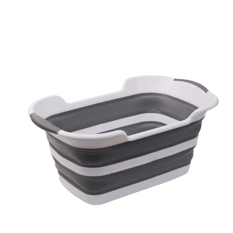 Foldable Bathtub, Laundry Basket, Household Pet Bath Basin, Multi-functional Sundries Storage Basket