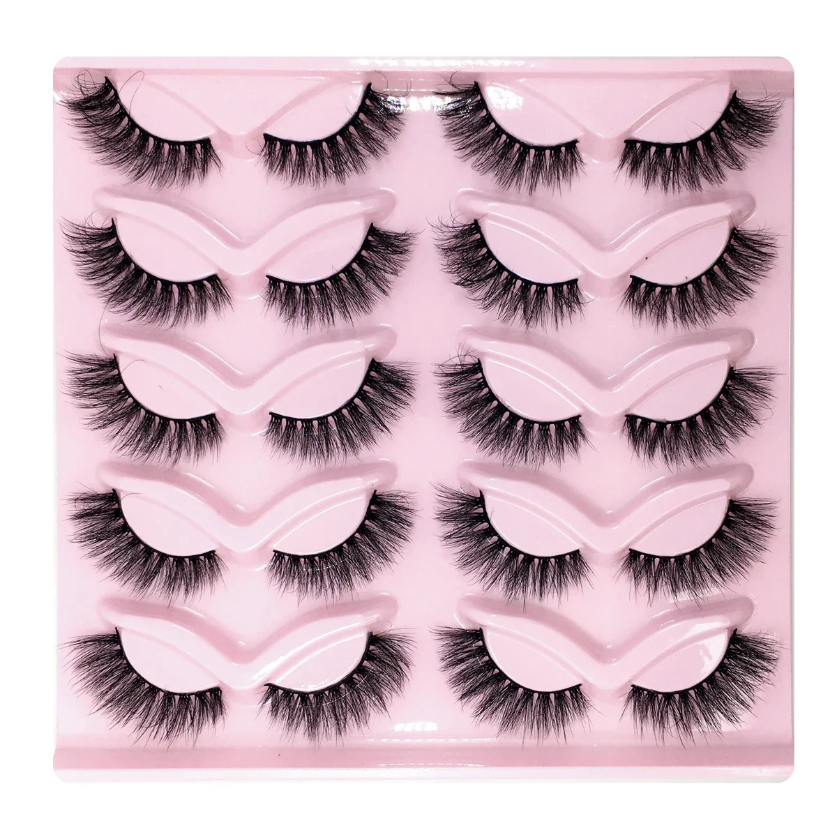 5/10 أزواج الرموش رموش بالمنك سميكة الطبيعية طويلة الرموش الصناعية ثلاثية الأبعاد المنك جلدة عالية الحجم لينة رموش درامية ماكياج