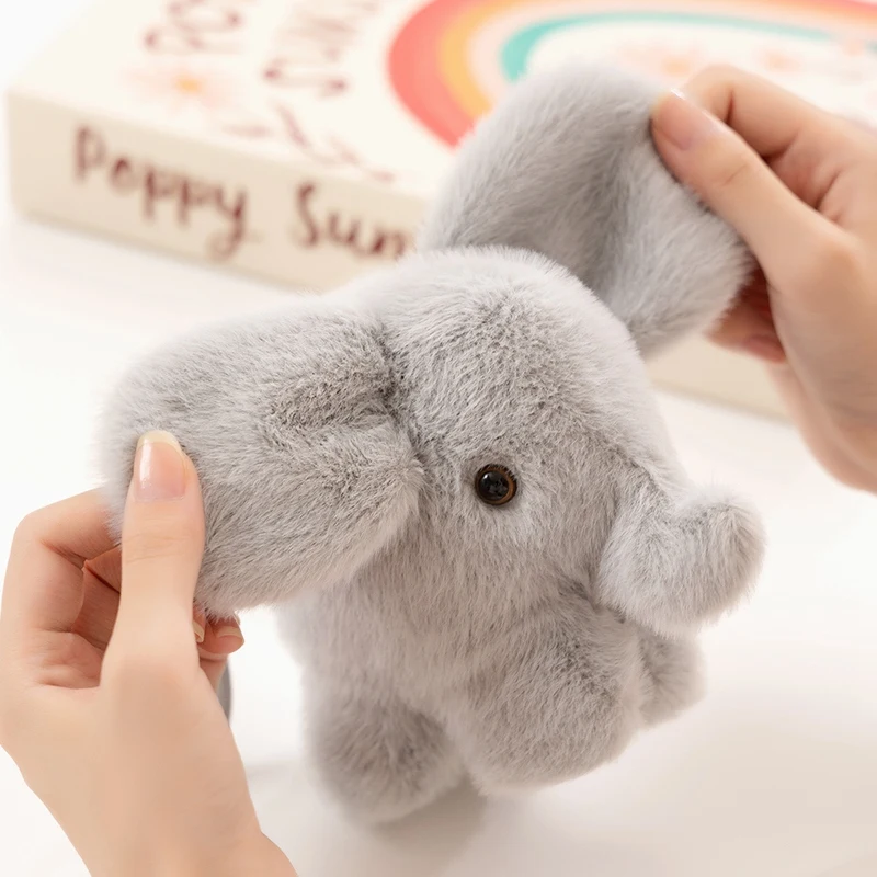 พวงกุญแจตุ๊กตาผ้ากำมะหยี่รูปวาฬ เพนกวิน ช้าง น่ารัก สำหรับตกแต่งกระเป๋าเป้ กระเป๋าถือ รถยนต์ ของขวัญ