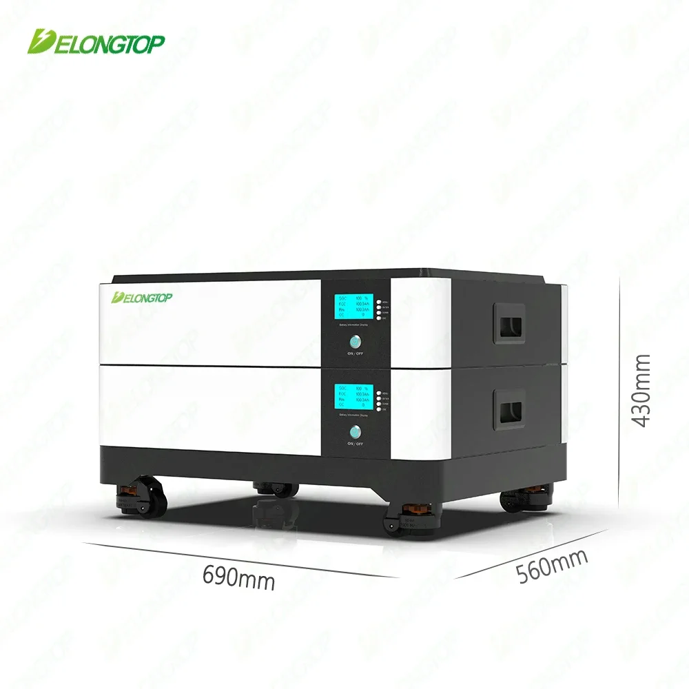 Stackable Energy Storage Systems 20kw 51.2v  Lithium Battery Life Power Station Prismatic Primary Off Lithium Battery For Cycle
