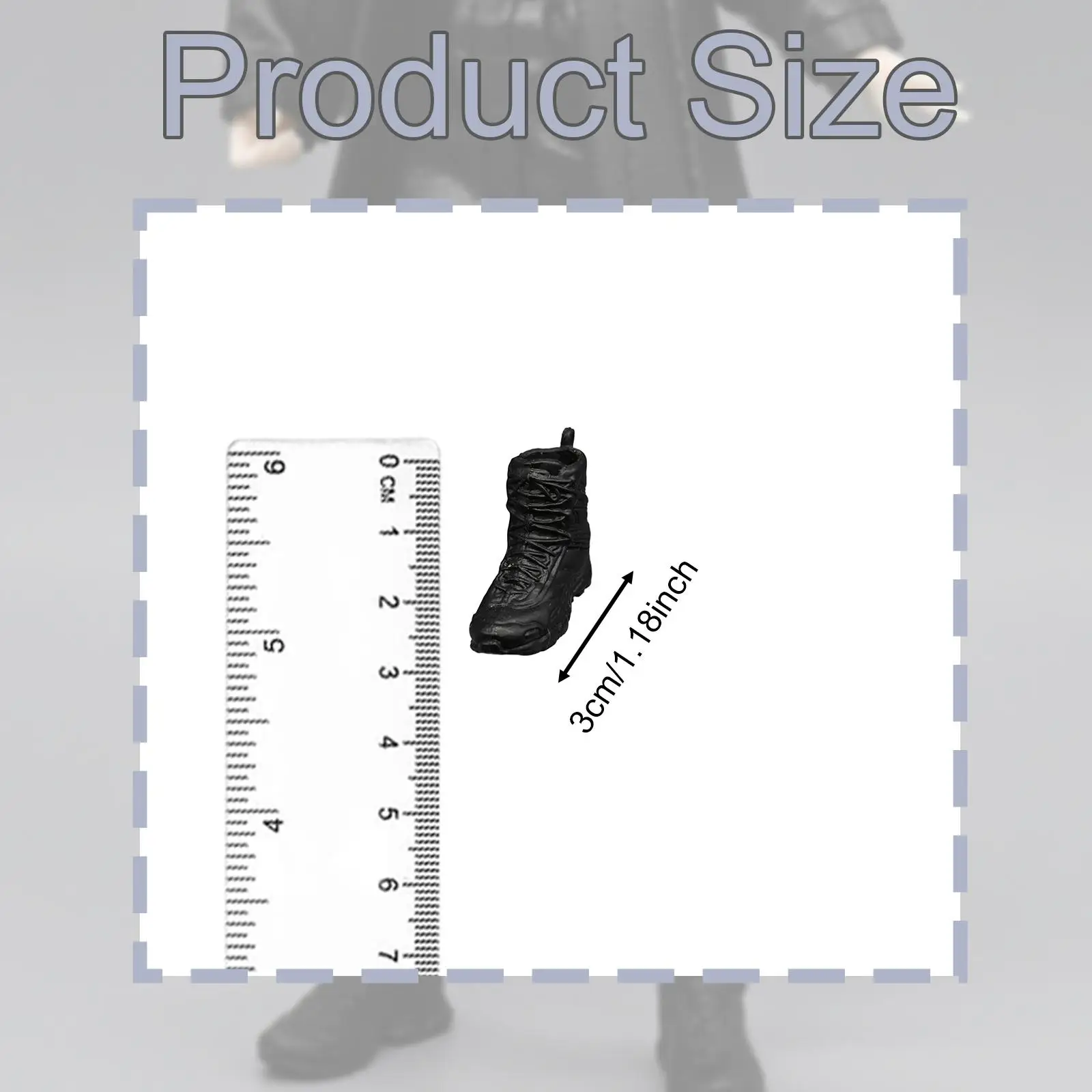 1/12 ตัวเลขการกระทํารองเท้าเครื่องแต่งกาย Accs เด็กผู้ใหญ่ของขวัญ 6 "ตุ๊กตารองเท้าตุ๊กตารองเท้า