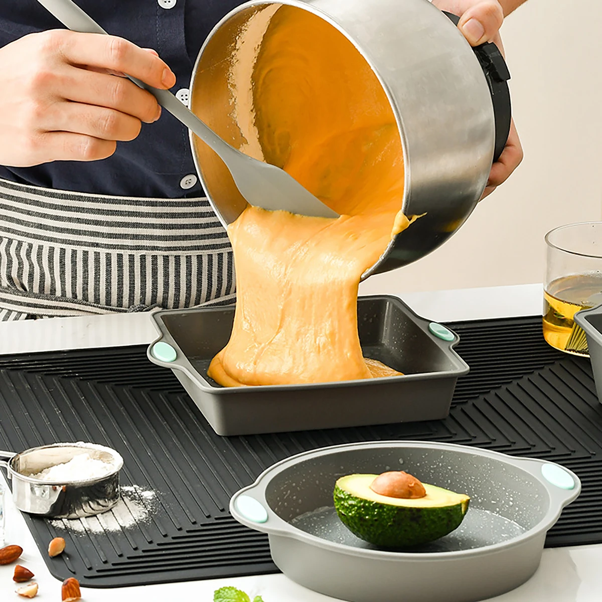 แม่พิมพ์เค้กซิลิโคน2ชิ้น/เซ็ตแ - Baking Kitchen Set บทวิจารณ์และราคา