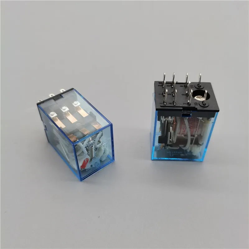 1pcs My3 Hh53p My3nj Micro Coil Power Relay 11 Pin 3No 3nc LED Lamp 5A AC 110V 220V with Socket DC12V DC24V with base