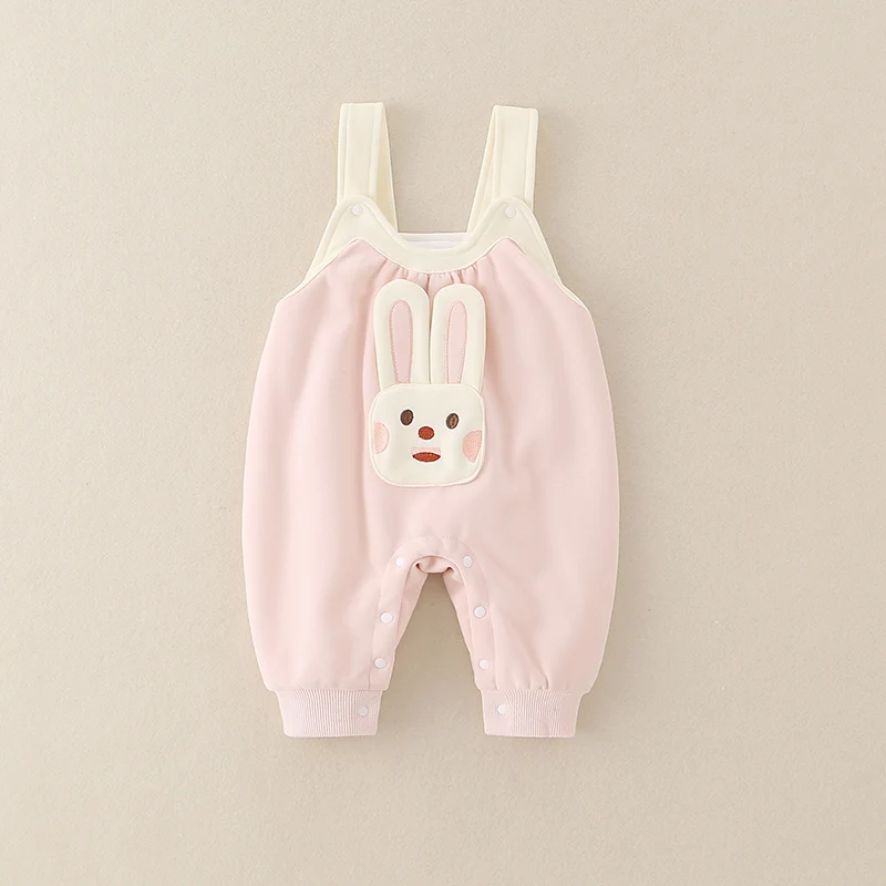 Adorable dessin animé bébé fille 2025 deux pièces costume automne hiver vêtements ensemble infantile enfant en bas âge tenue d'escalade Ultra mignon salopette