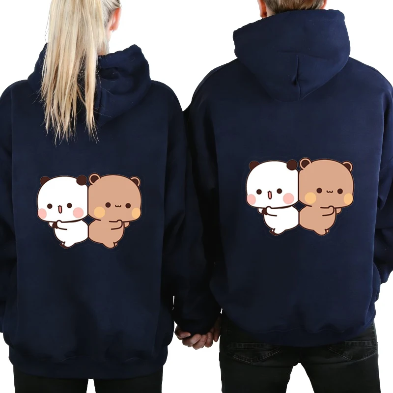 Conjuntos de pareja Sudadera con capucha Pareja Conjuntos a juego Playera Bubu Y Dudu Sudadera con capucha Regalo de San Valentín Jersey de San Valentín Ropa de pareja a juego