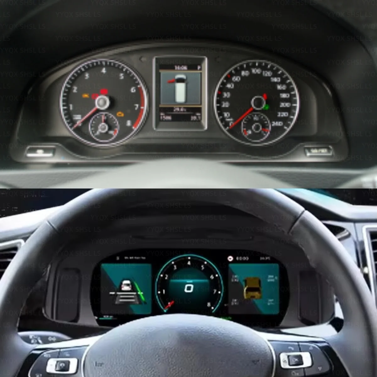 For Land Rover Freelander2 2007-2012 Car LCD Digital Cluster Dashboard Virtual Cockpit Instrument Auto Speed Meter Ai Screen HD