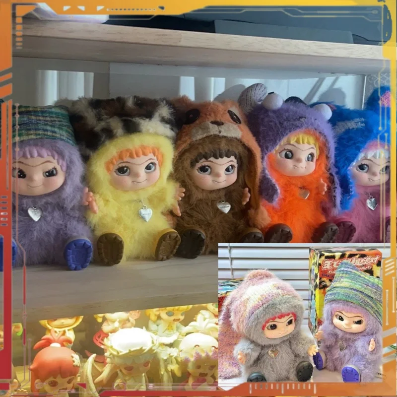 

Wakuku Vinyl Plush Blind Box Fuzzy Trendy Fun Party Series Cute Wakuku Doll Pendant Action Figure Mystery Box Toy Gift