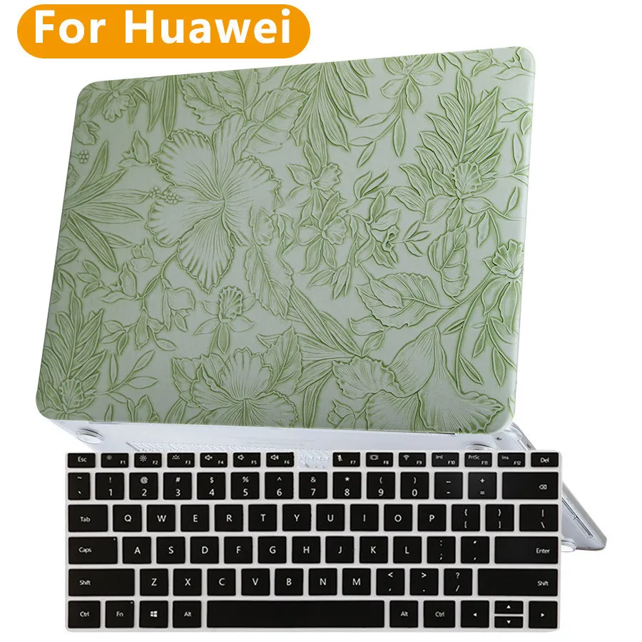 New Relief embossing Case for Huawei Matebook D14 D 15 D16 2023 2024 case MDF-X Cover accessories protecto skin