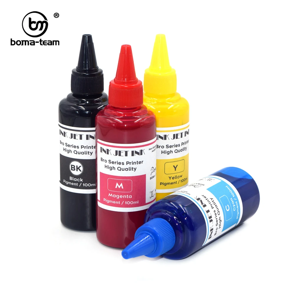 LC421 LC431 LC451 100ML 4Colors Premium Refill Pigment Ink For Brother DCP-J1050DW J1140DW MFC-J1010DW J1050 J1140 J1010 Printer