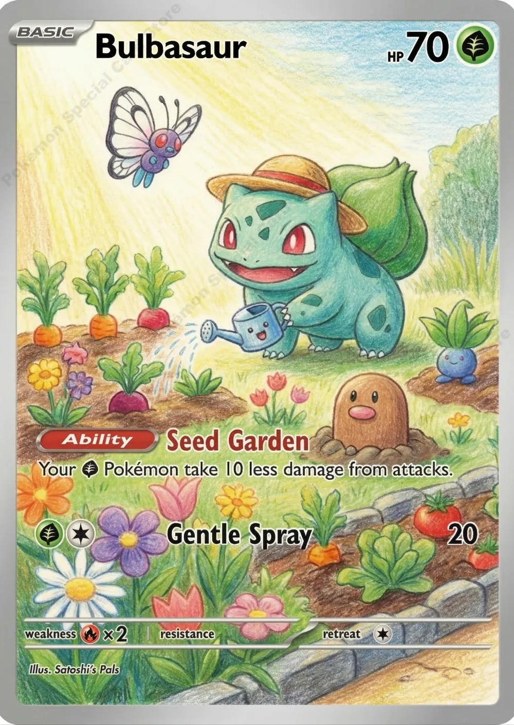 bulbasaur pokemon card full art PSA 10]Bulbasaur AR[SV2a 166/165](Enhanced Expansion Pack "Pokemon 151") it comes protected in a tamper 5Pcs Pokemon Cards Gengar Charmander