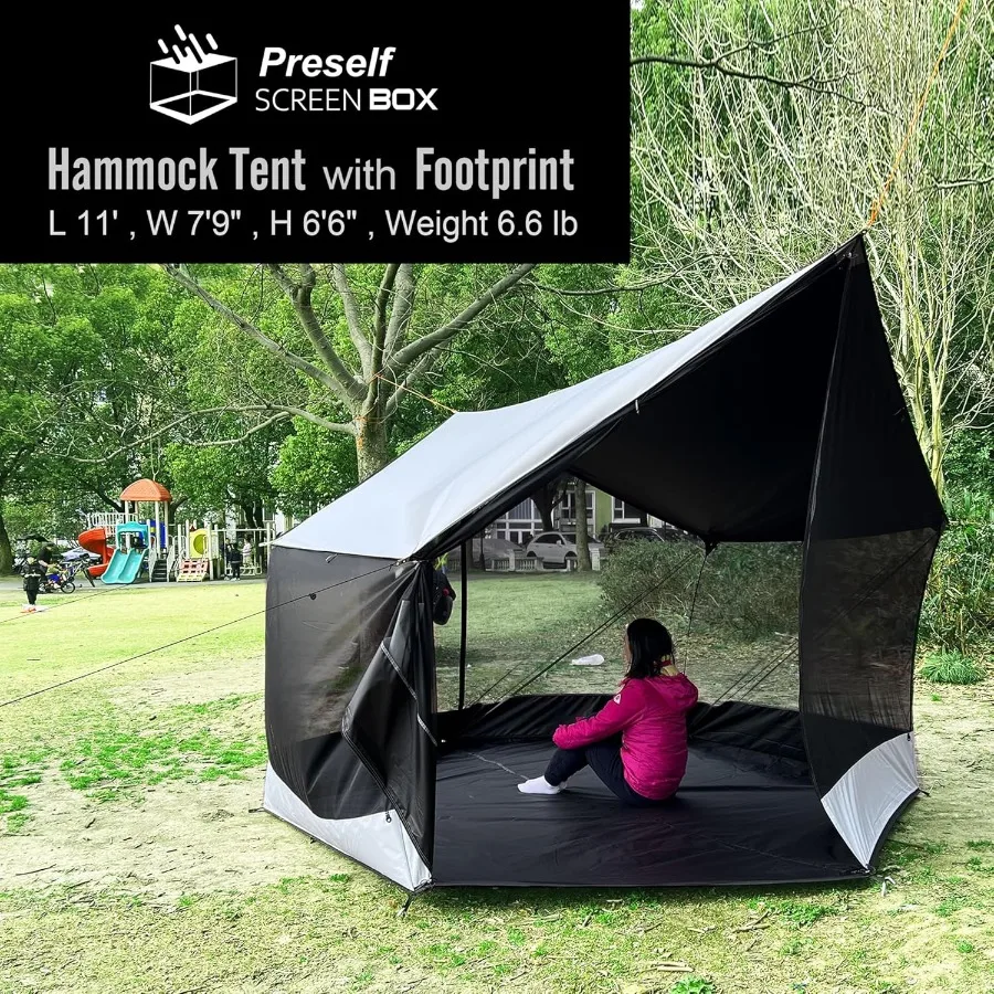 Portable Screen House for Hammock Canoe Picnics Backyards Backpacking Camping Beach in Summer Offers Privacy Insect Protection