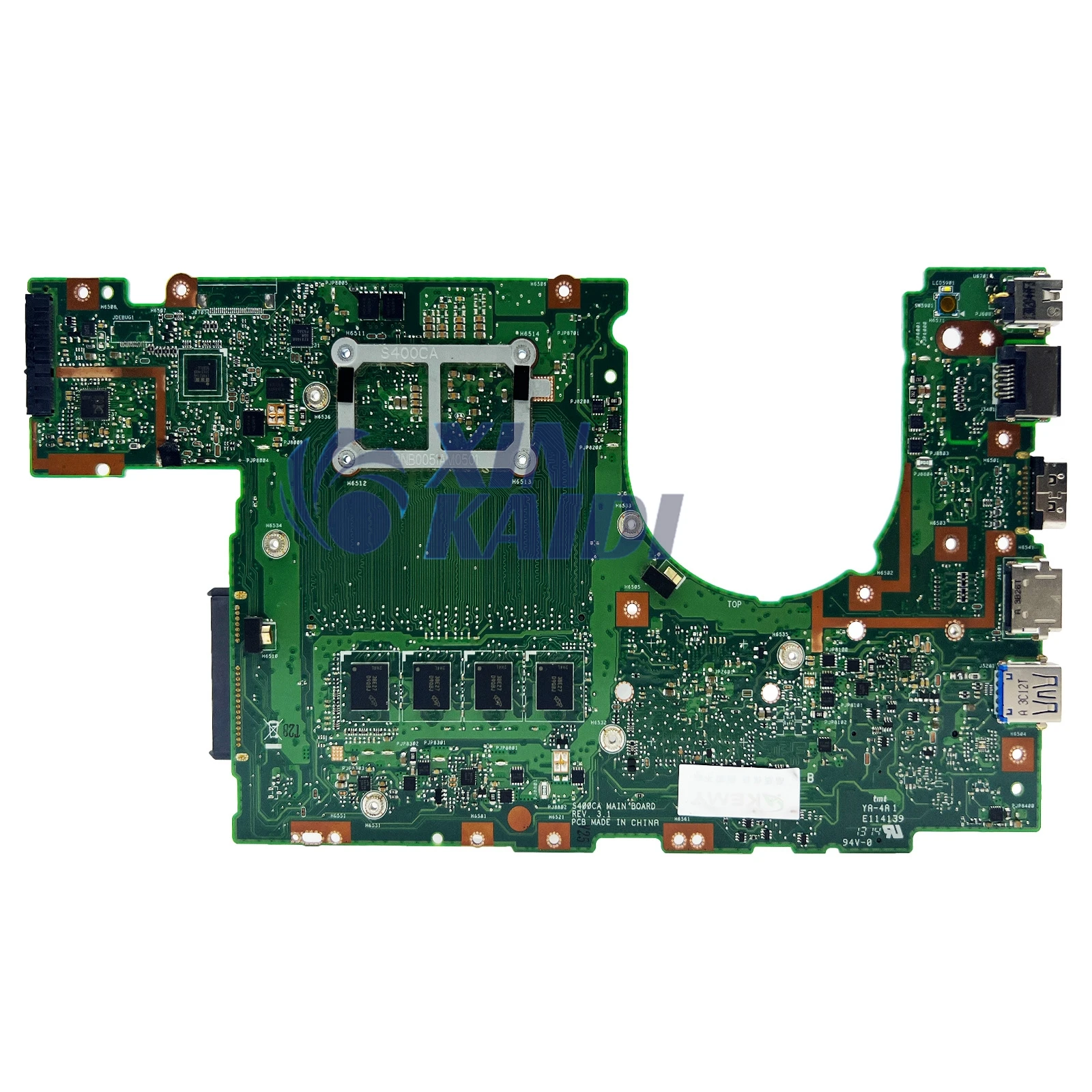 Imagem -03 - Laptop Motherboard para Asus S400ca S400c S500c S400 S500 Motherboard com i3 i5 i7 Cpu 3ª Geração 4gb de Ram Testado 100 Trabalho