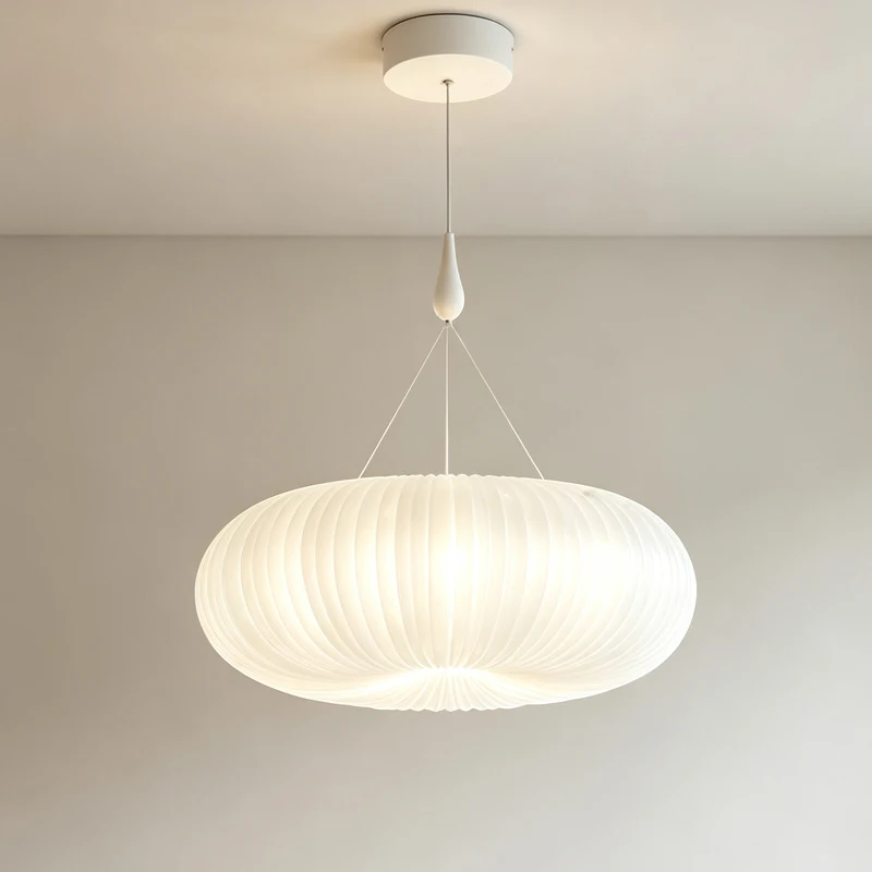 LED Modern Pendant Light Cream Style Pendant Lamp Pumpkin Pumpkin Light  Bedroom For Children's Study Room Decoration Chandelier