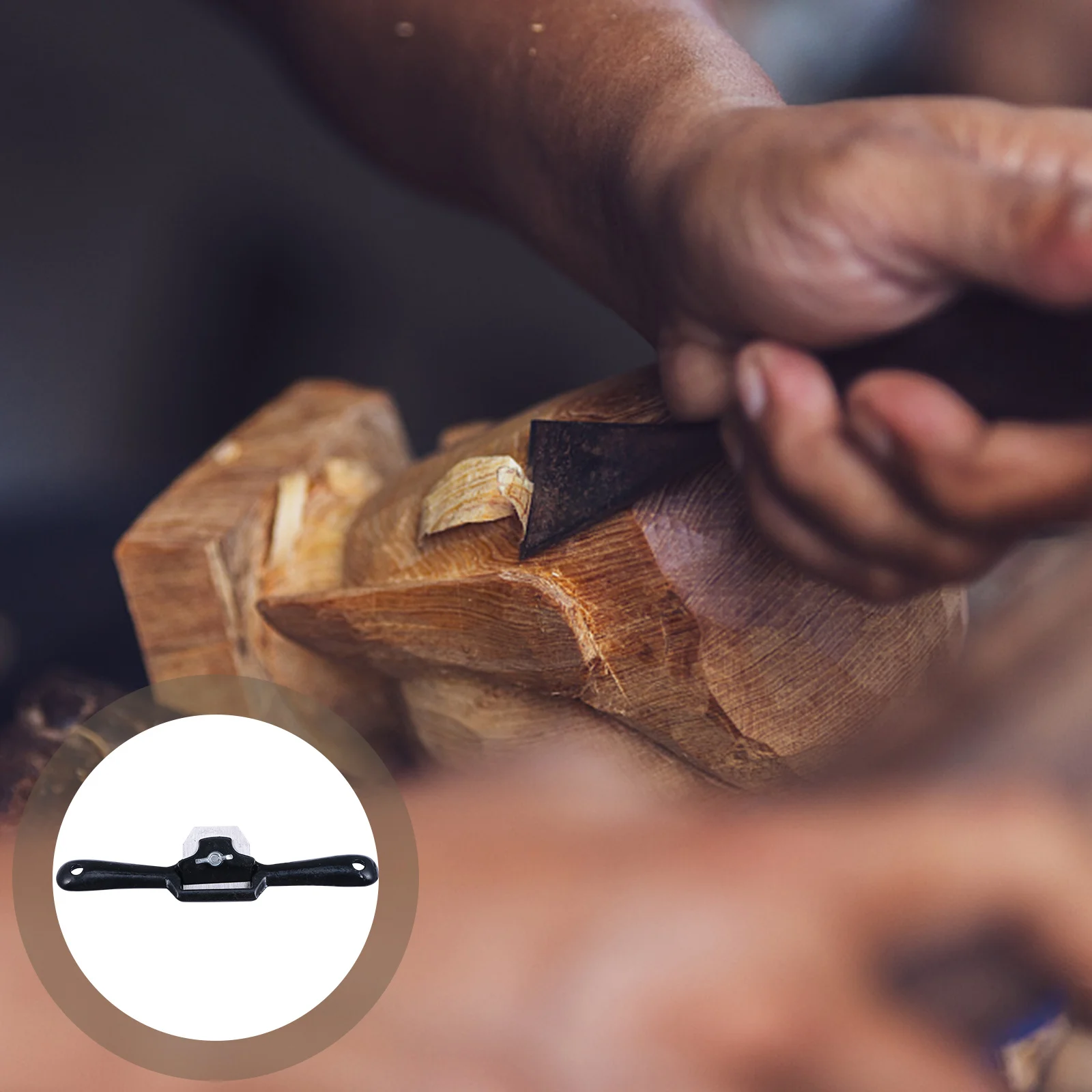 2個セット 調整可能 スポークシェーブ フラットベース メタルプレーン ダブルスクリュー 木工ハンドツール 耐久性のある木工トリミングプレーン