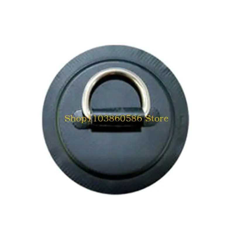 242A PVC D-Rings Patches Stainless Steel D Rings Patches for for Inflatable Boat Kayak Dinghy Deck Paddleboard