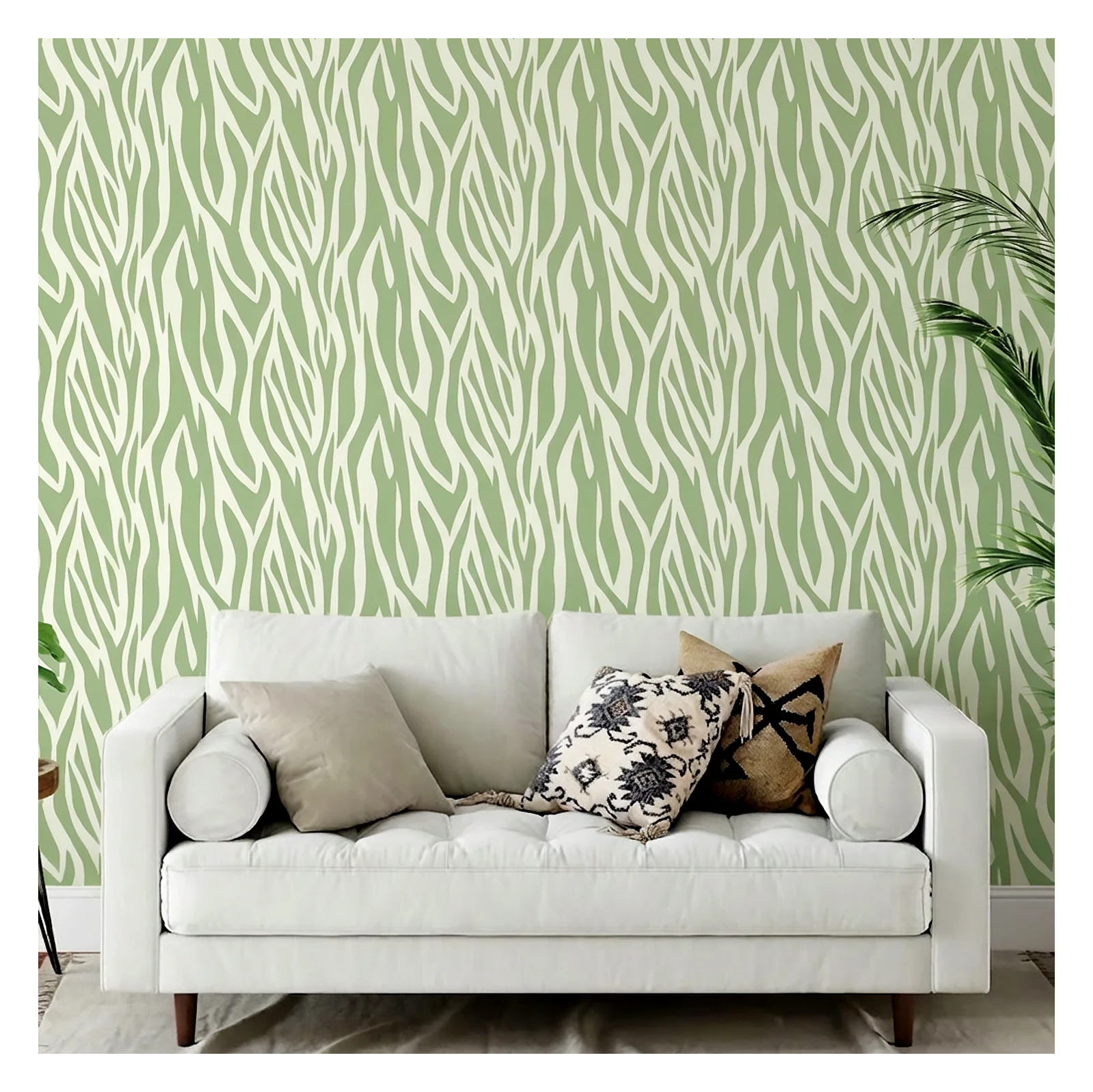 Large Stencil Customize For Painting Wall 60cm - 100cm Custom Template To Paint Plaster Brick Zebra Animal Skin Pattern
